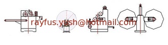 China Línea del corrugador del solo Facer, soporte de rollo de molino + solo Facer + volviendo a enrollar + cortador rotatorio proveedor