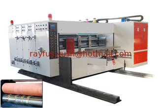 China Máquina que corta con tintas de la impresión automática de Flexo con ranurar desprendible, alimentación del Ventaja-borde proveedor
