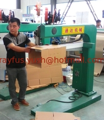China Máquina de grapación de cajas de cartón de doble servocontrol, plegado de cajas de cartón + grapación proveedor