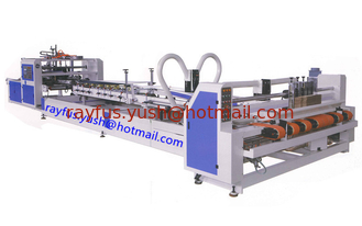 China Máquina de pegamento de carpetas totalmente automática, unidad de costura o correa en línea como opción proveedor