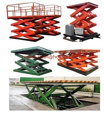 Plataforma de elevación inmóvil, elevaciones del coche, elevación hidráulica del cargo, tabla de elevación, plataforma de la elevación proveedor