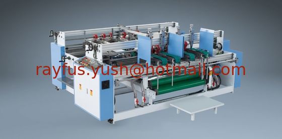 Máquina de limpieza de carpetas de cartón de doble pieza totalmente automática, con unidad de prensado y salida lateral proveedor