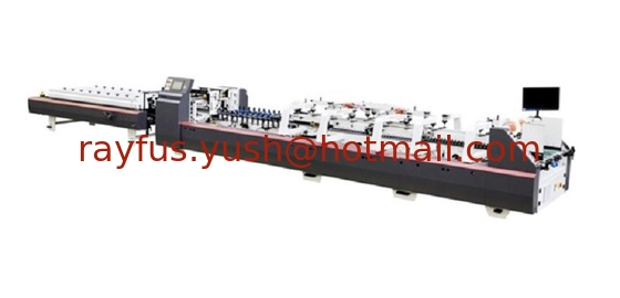Carpeta automática Gluer, plegado en abanico de la caja de la cartulina + pegando proveedor