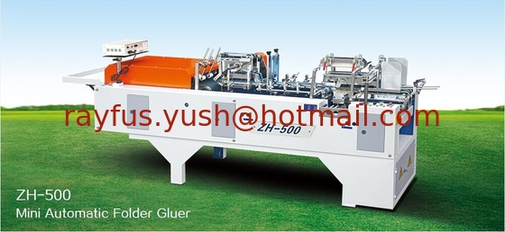 Carpeta automática Gluer, plegado en abanico de la caja de la cartulina + pegando proveedor