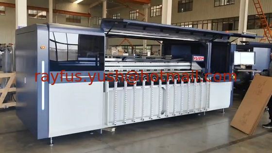 Fabricante automático de cajas de cartón, máquina de moldeado de cajas de cartón onduladas, corte + crujido proveedor