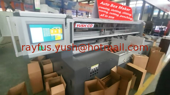 Máquina para hacer muestras de cajas de cartón, fabricante automático de cajas, sin matrices, para pedidos pequeños, fabricante de muestras proveedor