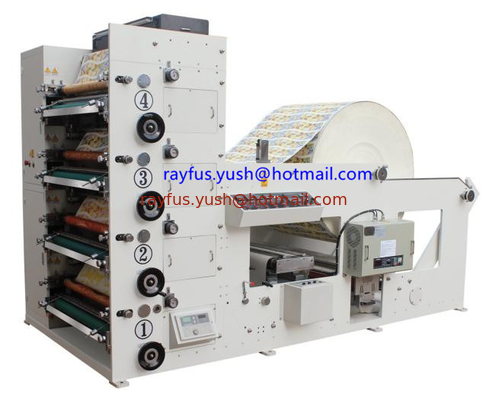 Máquina de impresión flexo, para la fabricación de vasos de papel, papel grueso proveedor